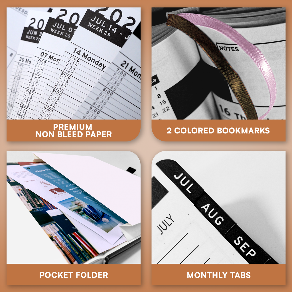 2026 Jan-Dec A4 Leather Appointment Book