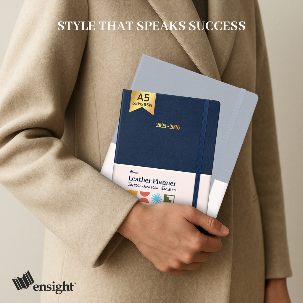 Leather Planner Jun 2025 - Jul 2026