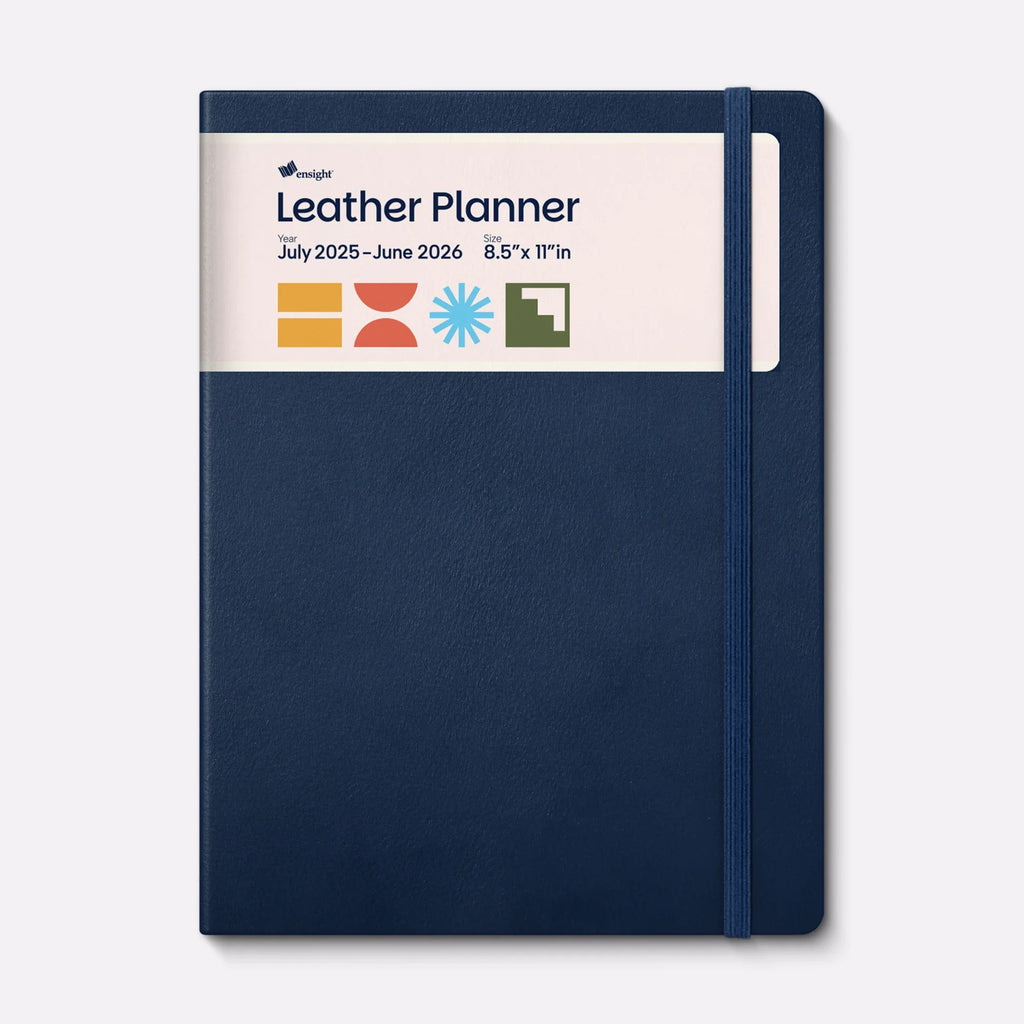Leather Planner Jun 2025 - Jul 2026