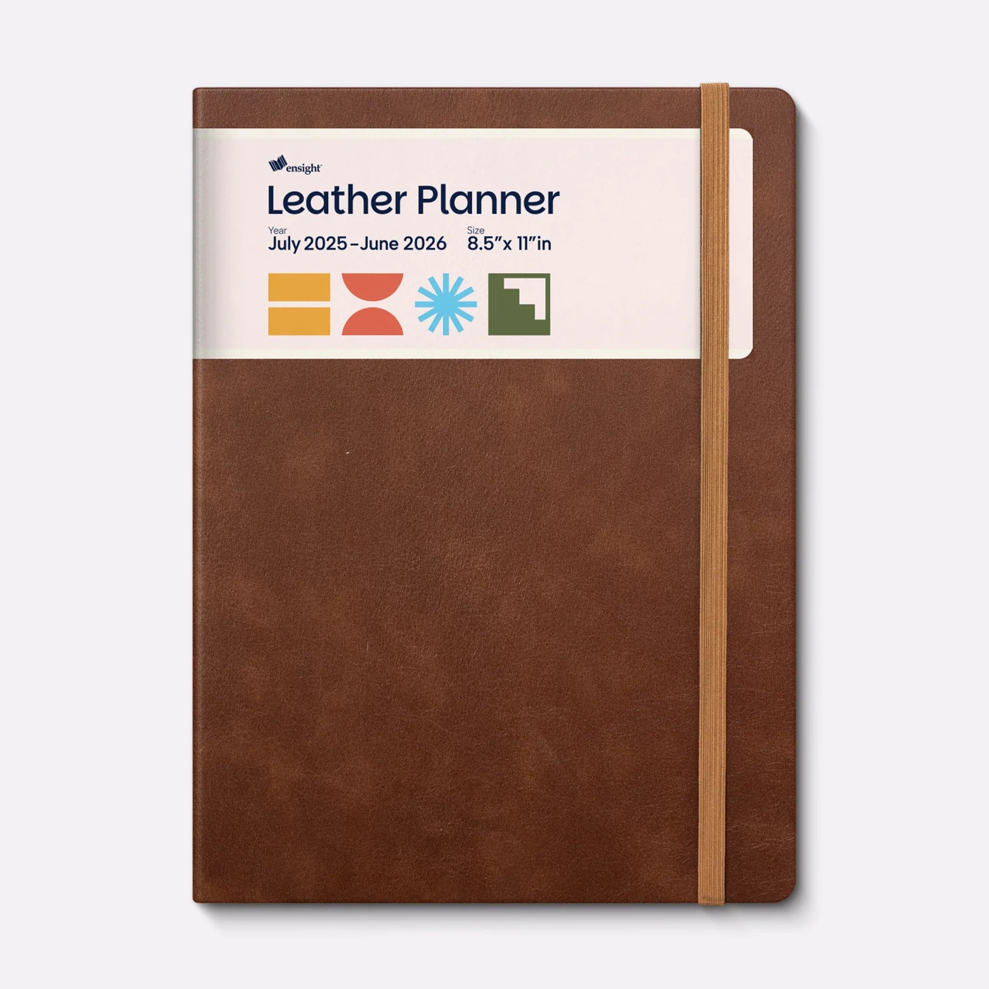 Leather Planner Jun 2025 - Jul 2026