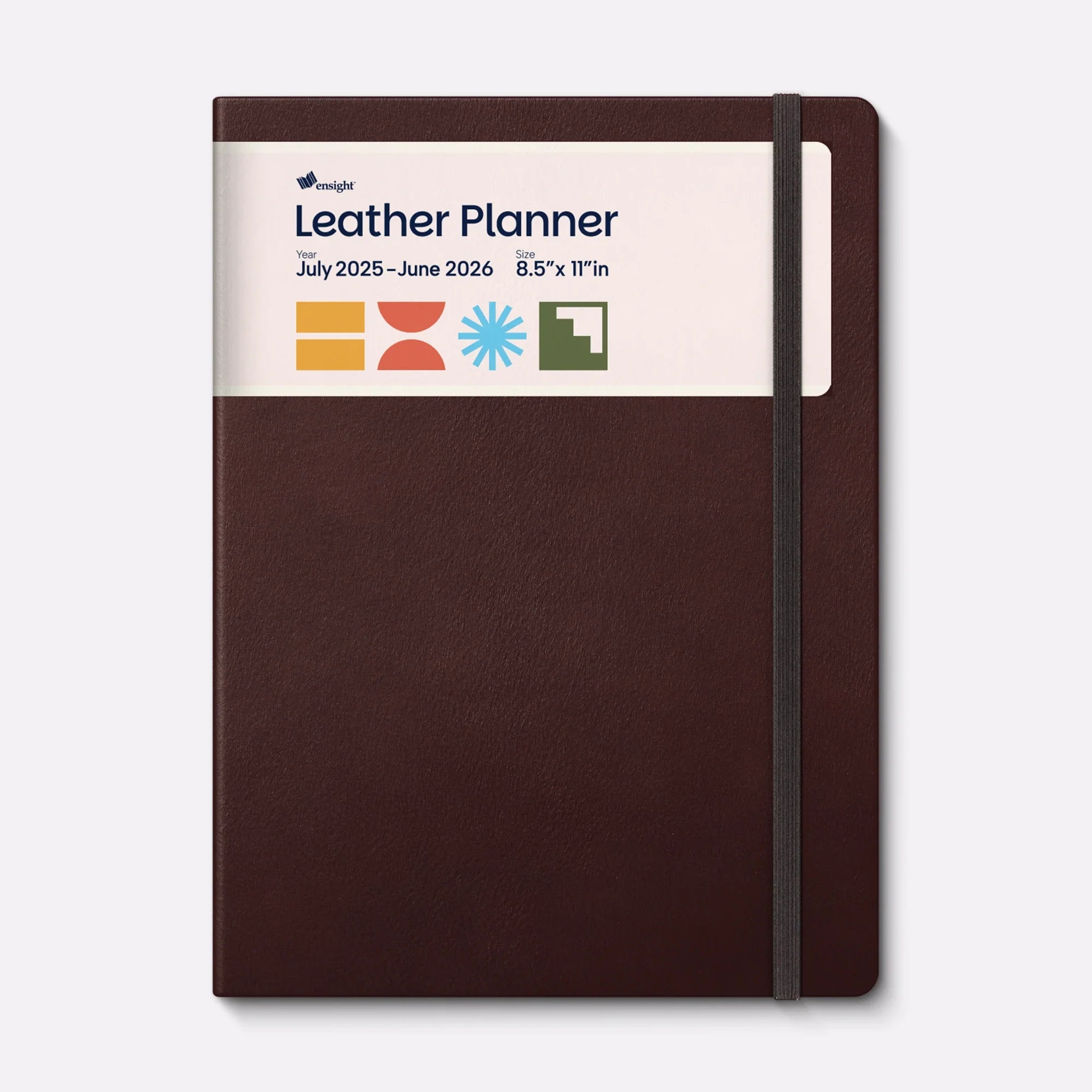 Leather Planner Jun 2025 - Jul 2026